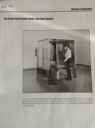 Nordson Econo-Coat Powder Booth / Recovery System