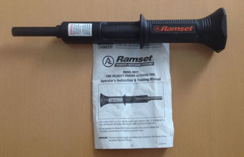 Ramset HD22 Powder Fastening Systems - Low velocity powder activated tool