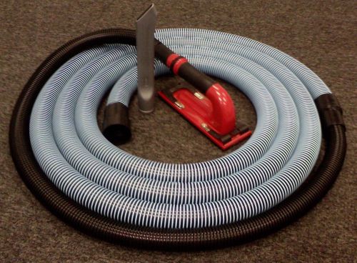 Drywall Sander with 24&#039; Hose and Crevice Tool - Fits Craftsman, Ridgid, Shop Vac