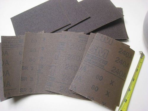 20 pcs  4- 1/4&#034;  x  6&#034; clamp &amp; sand sheets  for 1/4 sheet palm sander 3m80 grit for sale