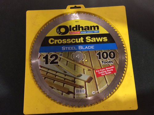 New in Box Oldham 120CC Crosscut Saws Steel Blade 12&#034; 100 Tooth