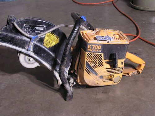 Partner K700 Active II cement concrete cut-off saw parts repair not working