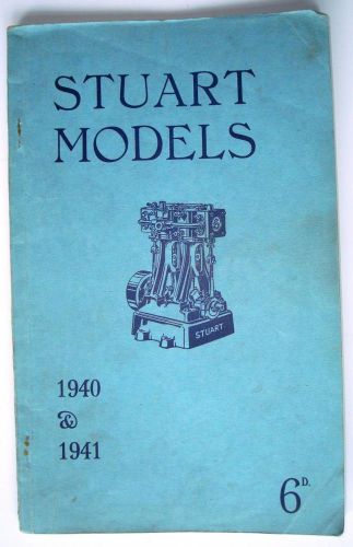 STUART STATIONARY ENGINES - Sales Catalogue - 1940 &amp; 1941