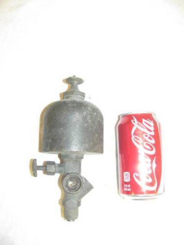 Rare Antique Brass Hit &amp; Miss Gas Steam Engine Oiler Lubricator
