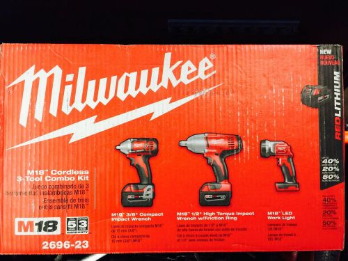 Milwaukee Cordless 3 Tool Combo Kit