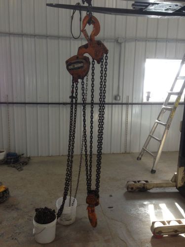 Harrington 10-ton manual chain hoist for sale