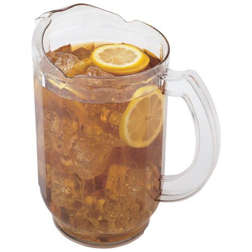 Cambro 60 oz. laguna pitcher, hammered texture, 6pk clear pl60cw-135 for sale
