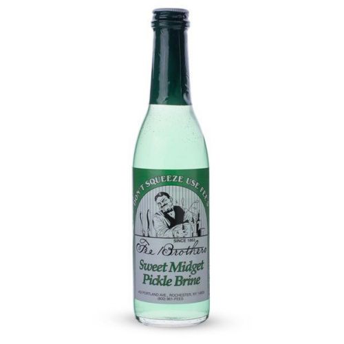 Fee Brothers Sweet Midget Pickle Brine - 12.7 oz - Bloody Mary Mixology Juice