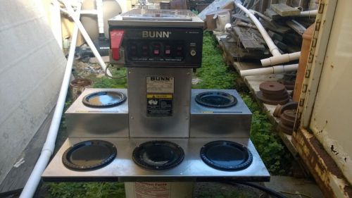 Bunn CRTF5-35 Automatic 5 Burner Coffee Brewer Maker Warmer Bunn-O-Matic Machine