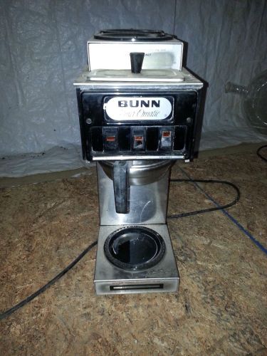 Bunn Pour Omatic Coffee Brewer Commercial Pour Over Model S 3 Burner Warmers