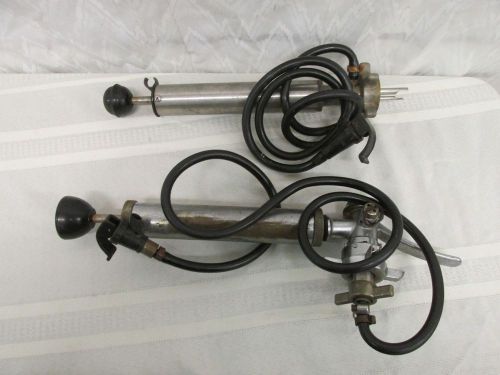 LOT OF (2) Beer Keg TAP HANDLE Cylinder Hand Pumps