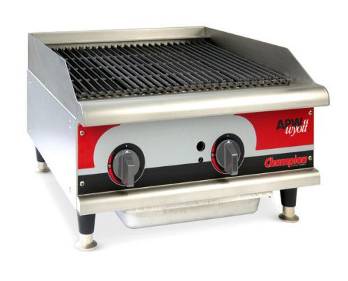 Apw wyott champion series charbroiler gcb-24i for commercial kitchens brand new for sale