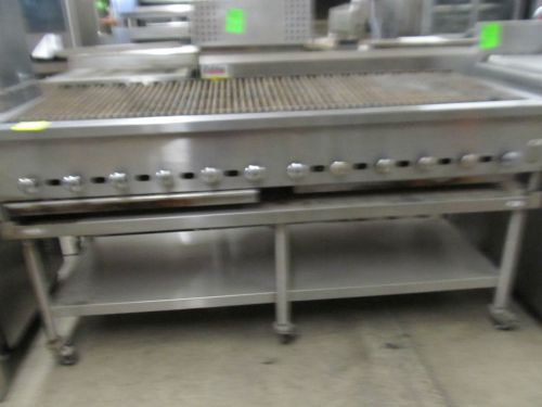 6Ft. Charbroiler 12 burner with Stand