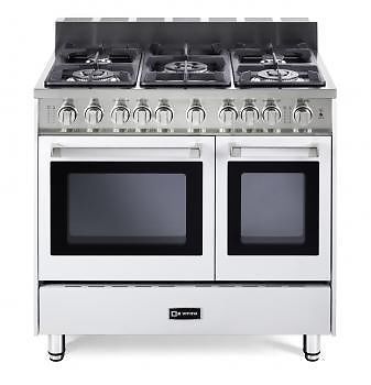 Verona 36&#034; gas range with double oven - white ~ for sale
