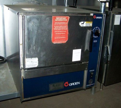 Groen 5 pan capacity startsteam steamer; 120v; 1ph; nat. gas; model: ssb-5g for sale