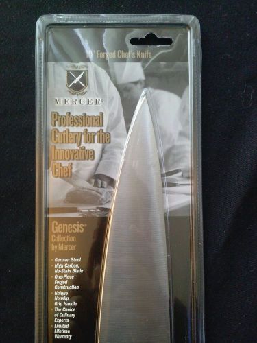 Mercer chef knife 10 inch nwt obo