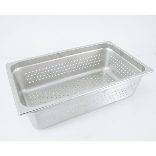Full size steam table pan 6&#034; deep perforated - new for sale