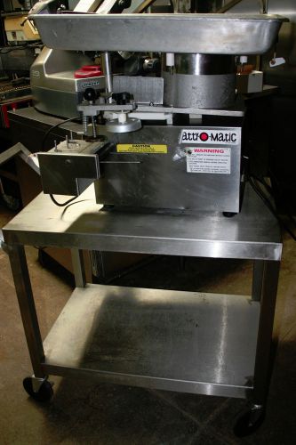 Patty-O-Matic Protege Hamburger Pattie Portion Mold Maker Machine with Cart