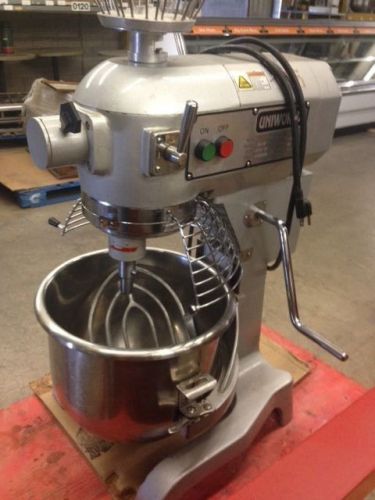 Uniworld 20qt planetary mixer year 2012 w/ 3 attachments for sale
