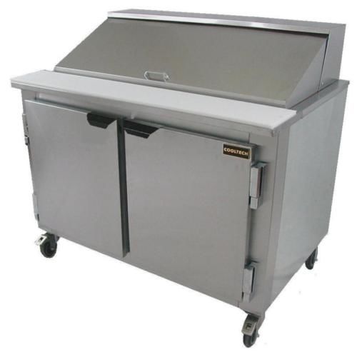 Cooltech 2 door refrigerated sandwich salad prep table 60&#034; for sale