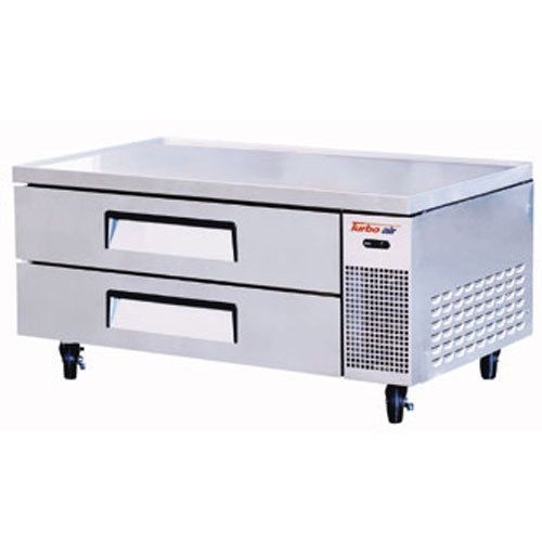 Turbo tcbe-52sdr refrigerated chef base, 2 drawers, 52-1/2&#034; length, accomodates for sale