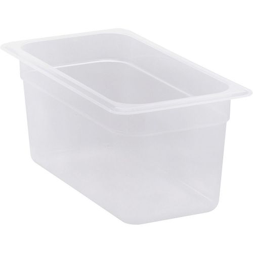 Cambro 1/3 gn food pan, 6&#034; deep, 6pk translucent 36pp-190 for sale