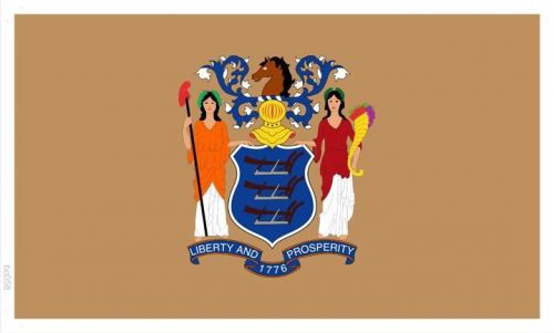 bc058 FLAG OF NEW JERSEY (Wall Banner Only)