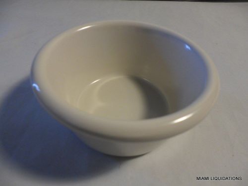 Lot of 5 6oz smooth melamine Ramekin Carlisle S286-42  Bone  BPA free