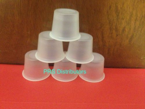 1 Oz Jello/Souffle Cups/Plastic Portion Cups/Plastic Cup/ 200 SETS with Lids