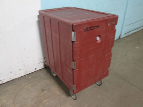 &#034;CAMBRO &#034; COMMERCIAL H.D. INSULATED HOT/COLD TRANSPORTABLE FOOD CARRIER/CART