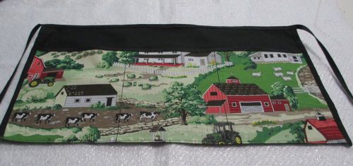 Waiter/waitress Server Waist Apron, John Deere Farm