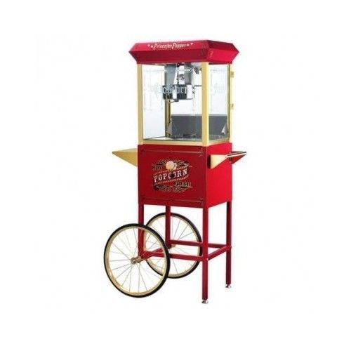Popcorn cart machine 8-ouncekettle capacitycommercial quality certified catering for sale