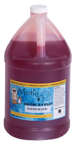 Motla Tiger&#039;s Blood Sno-Cone Syrup (One Gallon)