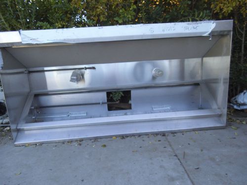 Type I Grease Hood, 4&#039; by 8&#039;, for food service, installed but never used.