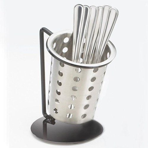 Cal-mil 1226-39-perf perforated cutlery holder with iron display stand for sale