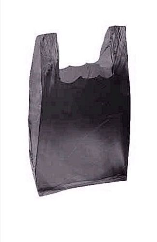 100 8&#034;X5&#034;X16&#034; Black T-shirt Merchandise Bags
