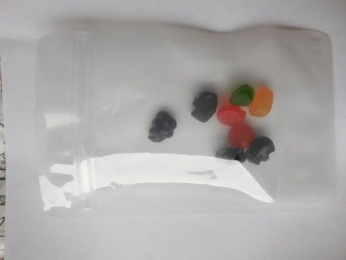 8 oz Stand Up Pouch - Clear - lot of 100