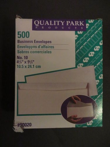 Quality Park Products Business Envelopes 1000ct No.10 4-1/8&#034; x 9-1/2&#034; #99020