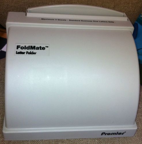 Martin Yale Premier FoldMate FM-150 Paper Folding Letter Folder w/power adaptor