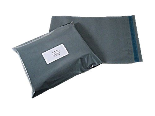 25 strong grey plastic mailing post poly postage bags with self seal 10x14 9x12 for sale