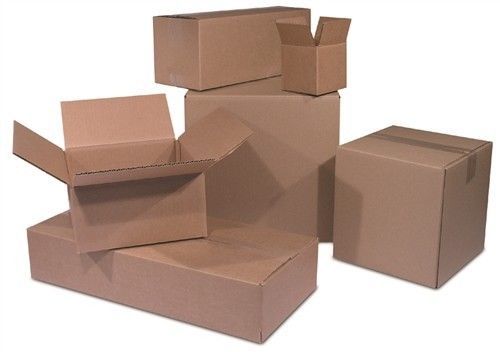100 14x12x4 Cardboard Shipping Boxes FLAT Corrugated Cartons