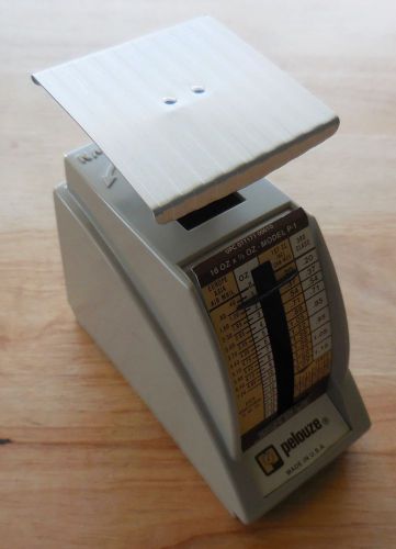 Vintage Pelouze Postage Weight Scale [P-1] Dated: 11-1-1981 (EUC)