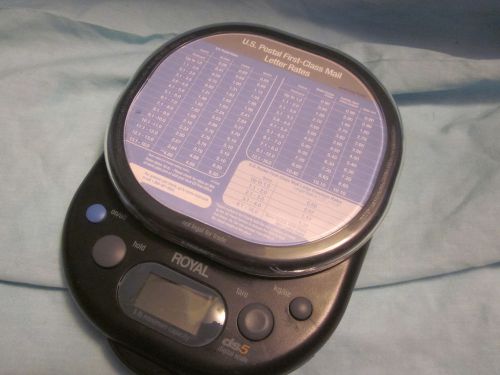 Digital Postal Scale By Royal ds5 digital with Instructions