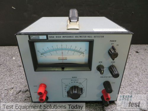 Fluke 845a high impedance voltmeter a/n 24928 se for sale