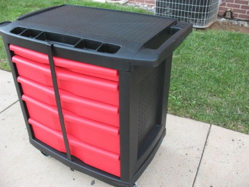 Rubbermaid 5-drawer work mobile center for sale