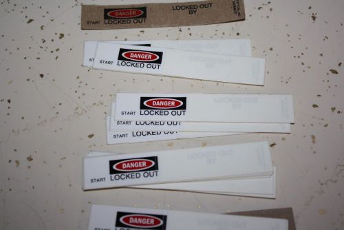 Safety Lockout Labels SafetyCal 24 Labels for Locks SA50M7F Safety Labels Locked