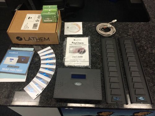 Lathem Payclock PC60-kit Previously Installed But Never Used (45 Badges)
