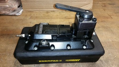 Enerpac pamg-1405n turbo ii air over hydraulic pump &amp; valve 10,000 psi pneumatic for sale