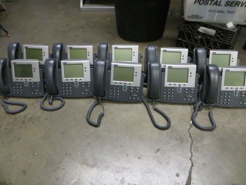 Lot of (10) Cisco Systems IP Telephones 7940