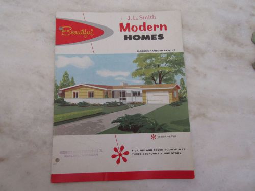 Beautiful Modern Homes Catalog Mid Century Ranch House Plans Vintage 50&#039;s 60&#039;s